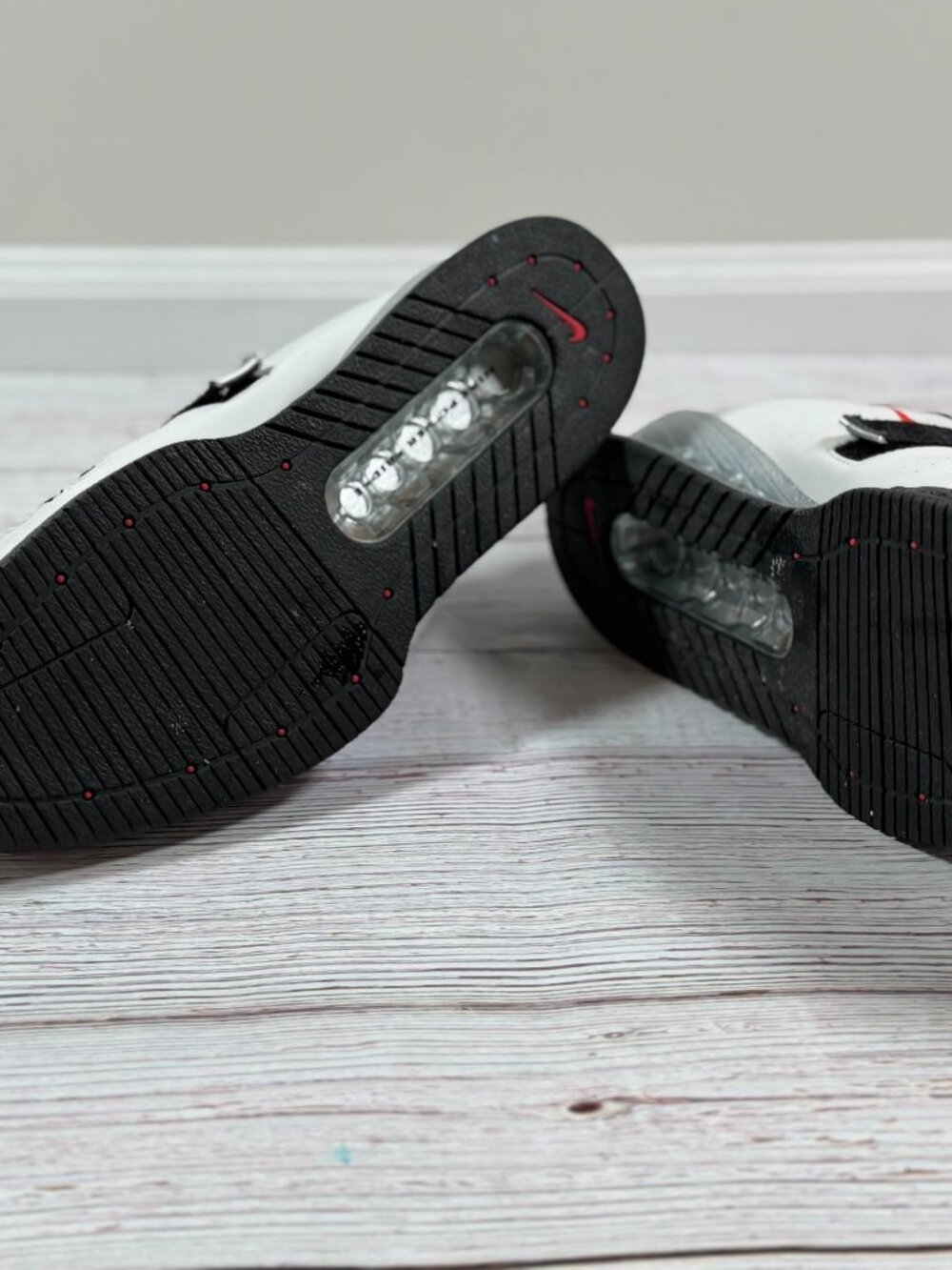 Nike Romaleos 2 Weightlifting Shoes White Black Red Men’s Size 13 - Picture 2 of 10